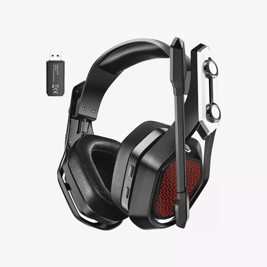 bh-1 سماعة القيمنق اللاسلكيIron Pro wl (BH470A) بصوت محيطي ومايكروفون منفصل - الصورة 1