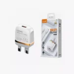 شاحن جداري سريع | LDNIO A1307Q-UK 18W QC3.0 Fast Charger Kit
