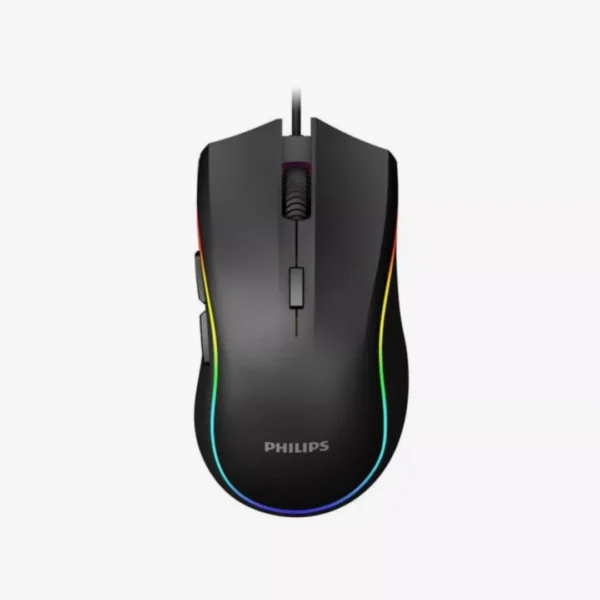 ⁦ماوس القيمنق السلكي عالي الدقة Philips G403 مع إضاءة Ambiglow RGB.⁩ - الصورة ⁦2⁩