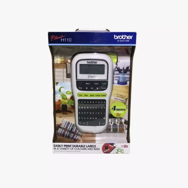 ⁦طابعة ملصقات برذر محمولة يدويًا - Brother P-touch H110 Label Maker⁩ - الصورة ⁦3⁩