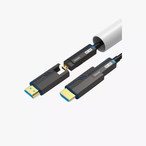 ⁦hdmi ألياف ضوئية فن هوي50mبرؤوس قابلة للفصل-Fenhui Detachable AOC⁩ - الصورة ⁦3⁩