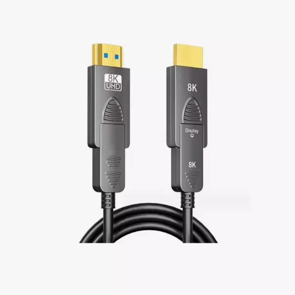 ⁦كابل ألياف ضوئية 20mبرؤوس قابلة للفصل-Fenhui HDMI 2.1 Detachable 20m⁩ - الصورة ⁦2⁩