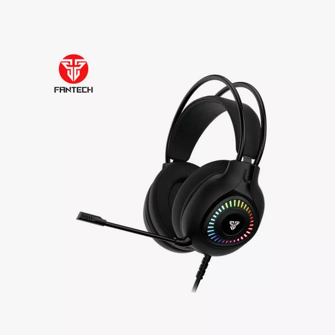 hg25-1 سماعة القيمنق المحيطية خفيفة الوزن Fantech HG25 مع إضاءة RGB مذهلة. - الصورة 1