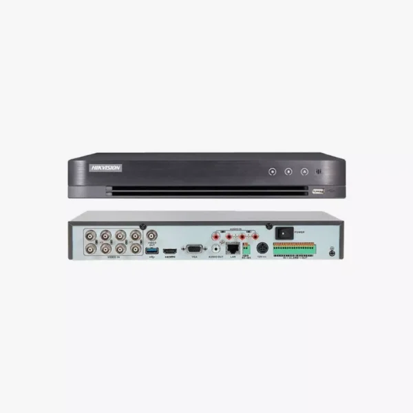 ⁦جهاز تسجيل كاميرات المراقبة Hikvision 8MP - iDS-7208HUHI-M1/S⁩ - الصورة ⁦3⁩