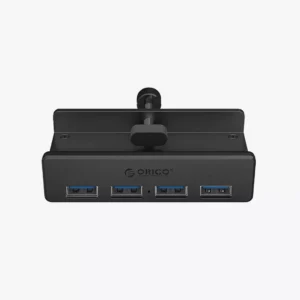 موزع يو إس بي أوريكو 4منافذ مثبت بالمشبكOrico MH4PU Aluminum Clip Hub