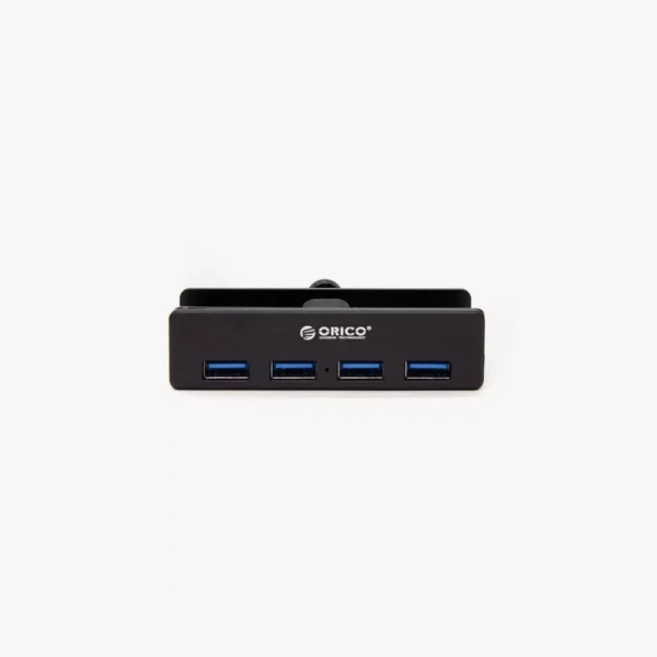 ⁦موزع يو إس بي أوريكو 4منافذ مثبت بالمشبكOrico MH4PU Aluminum Clip Hub⁩ - الصورة ⁦2⁩