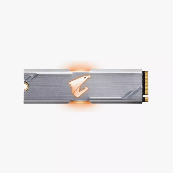 ⁦هارد داخلي فائق السرعة المضاءة AORUS RGB M.2 NVMe SSD 512GB⁩ - الصورة ⁦2⁩