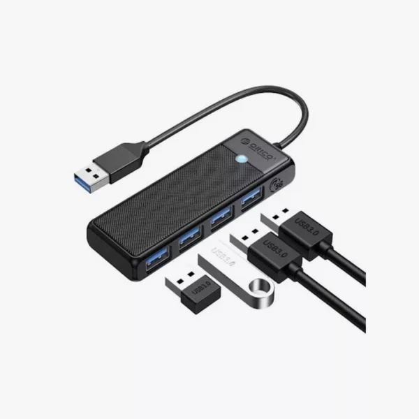 ⁦موزع يو إس بي أوريكو فائق السرعة - Orico 4-in-1 USB 3.0 Hub PAPW4A⁩ - الصورة ⁦2⁩