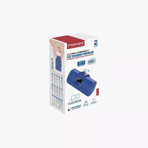 ⁦بور بانك طاقة جيب ذكي Promate PowerUp-I 20W 5000mAh for iphone⁩ - الصورة ⁦3⁩