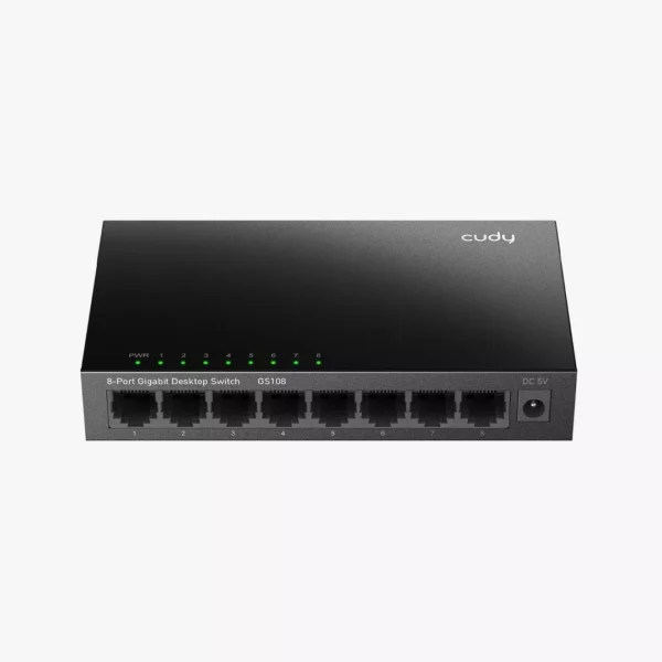 ⁦سويتش شبكة كودي 8 منافذ | Cudy 8-Port Gigabit Switch 1Gbps GS108⁩ - الصورة ⁦2⁩
