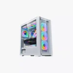 ⁦كيس كيمنك كولمان WJCOOLMAN بـ 4 مراوح ARGB واجهتين زجاج شفاف⁩ - الصورة ⁦3⁩