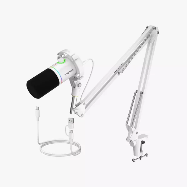 ⁦بكج مايكروفون ماونو Maono PD200X (USB/XLR) الديناميكي مع ذراع التثبيت⁩ - الصورة ⁦3⁩