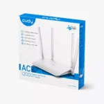⁦راوتر كودي Cudy WR1300 AC1200 ثنائي الموجة بمنفذ جيجابت لتوزيع الإنترنت⁩ - الصورة ⁦3⁩