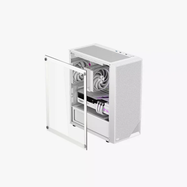 ⁦كيس كيمنك بي سي كولر PCCOOLER C3 B310 بتهوية عالية وزجاج جانبي شفاف⁩ - الصورة ⁦3⁩