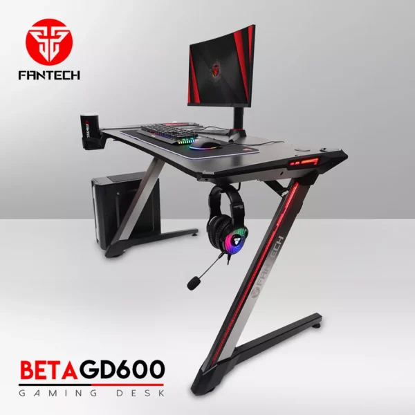 ⁦طاولة الألعاب والكيمنك فانتيك Fantech GD600 بتصميم مريح وبنية فولاذية متينة⁩ - الصورة ⁦3⁩