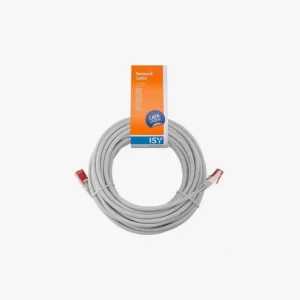 كابل شبكة ISY Cat 6 بطول 10 أمتار لنقل البيانات والإنترنت عالي السرعة