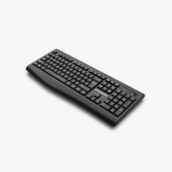⁦كيبورد وماوس لاسلكي مونستر Monster Airmars KM3 Pro للألعاب والمكاتب⁩ - الصورة ⁦3⁩
