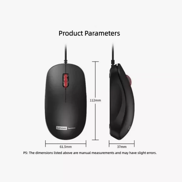 ⁦ماوس لينوفو السلكي Lenovo MW51 عالي الدقة للمكاتب والأعمال اليومية⁩ - الصورة ⁦2⁩