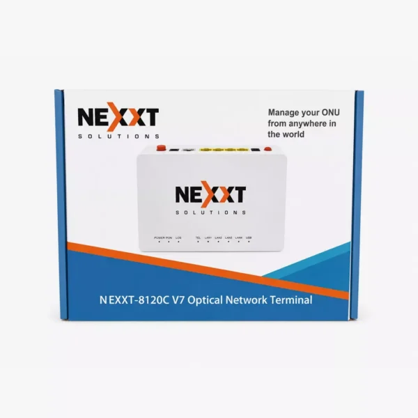 ⁦جهاز أو ان يو نيكست Nexxt ONU كيكابايت بـ 4 منافذ شبكة⁩ - الصورة ⁦2⁩