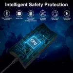 ⁦شاحن لابتوب ديل (Dell) الاصلية 130 واط 19.5V / 6.7A-منفذ 7.4x5.0 مم من QIC⁩ - الصورة ⁦2⁩