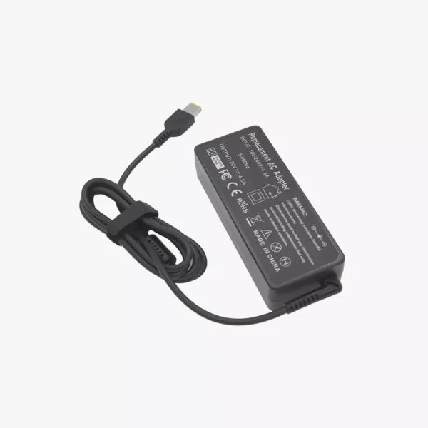 ⁦شاحن لابتوب لينوفو (Lenovo) 90 واط (20V / 4.5A) - منفذ usb من QIC⁩ - الصورة ⁦2⁩
