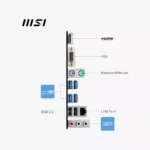 ⁦لوحة أم  MSI PRO B650M-B Motherboard مقبس AM5 - مذر بورد⁩ - الصورة ⁦2⁩