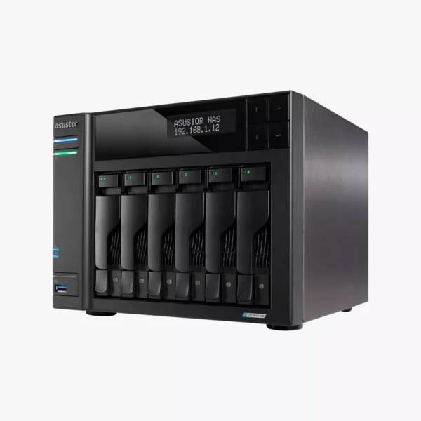 ⁦جهاز تخزين شبكي ناس (Asustor Lockerstor 6 Gen2 AS6706T V2 NAS)⁩ - الصورة ⁦2⁩