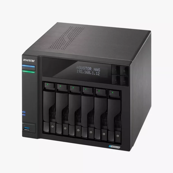 ⁦جهاز تخزين شبكي ناس (Asustor Lockerstor 6 Gen2 AS6706T V2 NAS)⁩ - الصورة ⁦4⁩