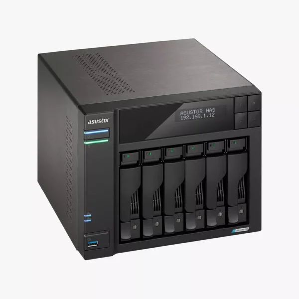 ⁦جهاز تخزين شبكي ناس (Asustor Lockerstor 6 Gen2 AS6706T V2 NAS)⁩ - الصورة ⁦3⁩