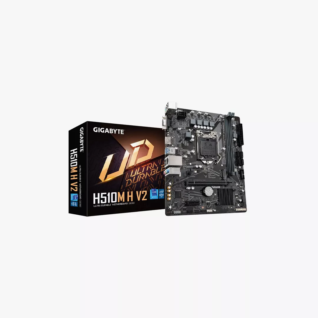 h510-1 لوحة أم جيجابايت Gigabyte H510M H V2 لمعالجات إنتل الجيل 10 و11 - مذر بورد - الصورة 1