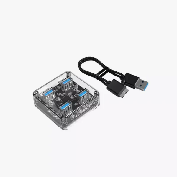 ⁦موزع منافذ أوريكو ORICO 4-Port USB 3.2 Hub فائق السرعة⁩ - الصورة ⁦2⁩