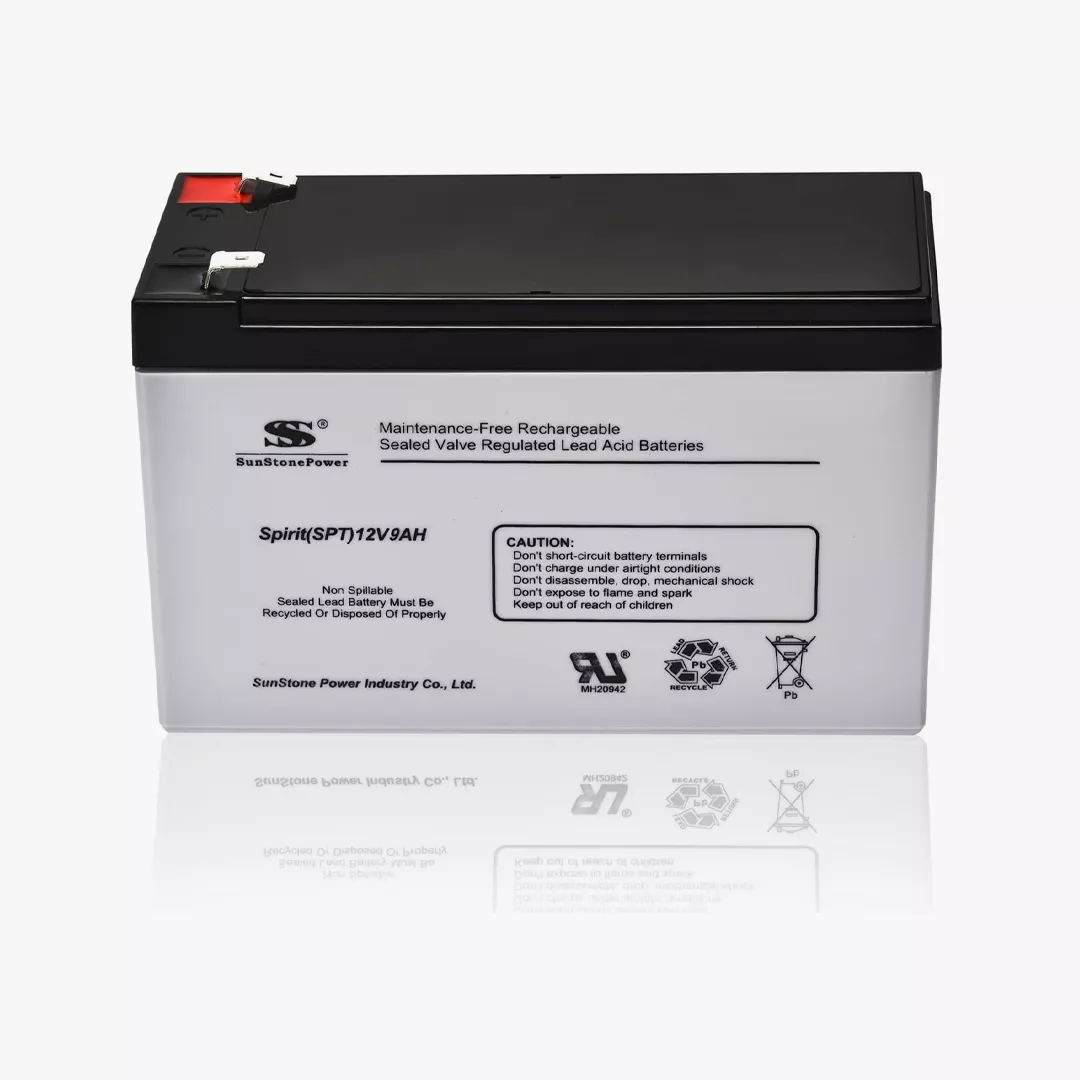 ss-1 بطارية سان ستون Sunstone 12V 9Ah جافة قابلة للشحن لأجهزة الـ UPS - الصورة 1