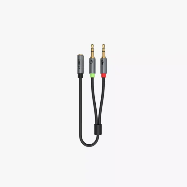 ⁦كابل تحويل صوت مدمج يونيتك Unitek Y-C957ABK بطول 0.2 متر⁩ - الصورة ⁦2⁩