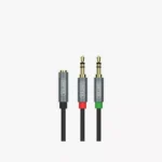 ⁦كابل تحويل صوت مدمج يونيتك Unitek Y-C957ABK بطول 0.2 متر⁩ - الصورة ⁦3⁩