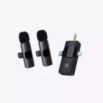 ⁦مايكروفون لاسلكي احترافي مزدوج (WL Wireless Microphone K15)⁩ - الصورة ⁦2⁩