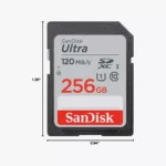 بطاقة ذاكرة إس دي سانديسك ألترا (SanDisk Ultra SDXC 256GB 120MB/s)